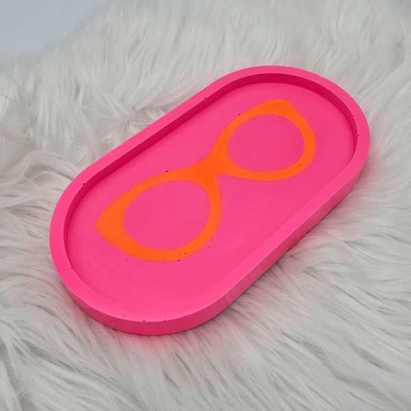 Brille im Sixty-Style - Silikoneinlage / Silikonstempel